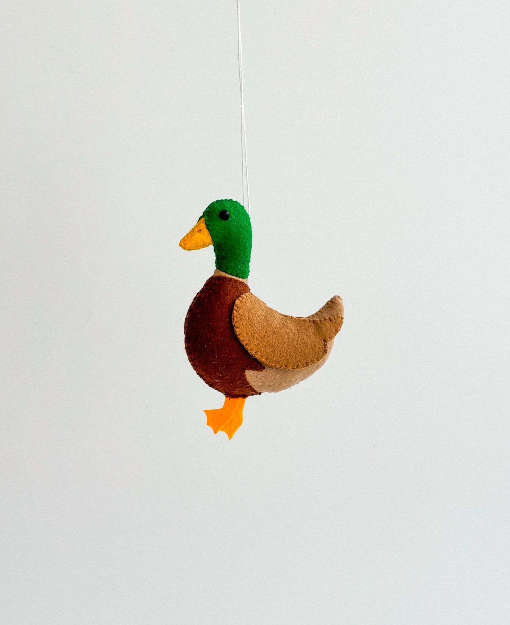 Felt Duck Ornament - WoollyFox